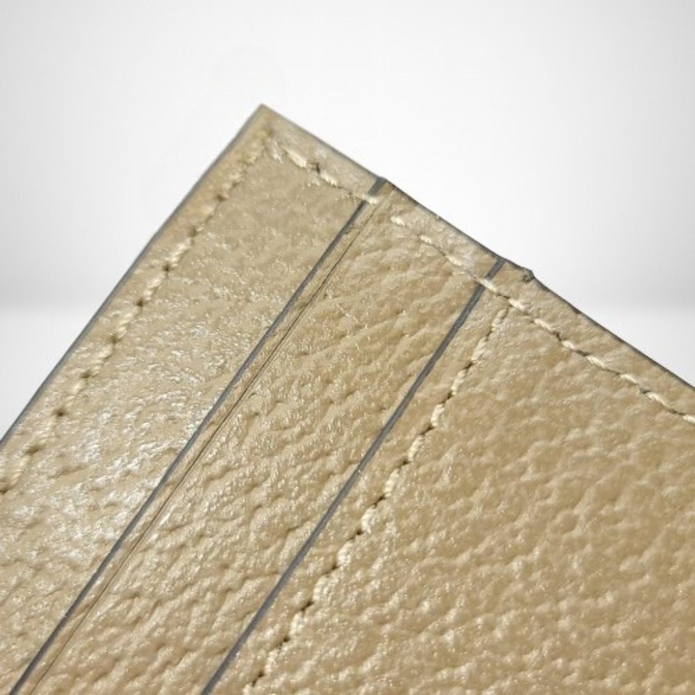 Gucci GG Marmont Leather Card Holder in Taupe Color - Picture 4 of 6